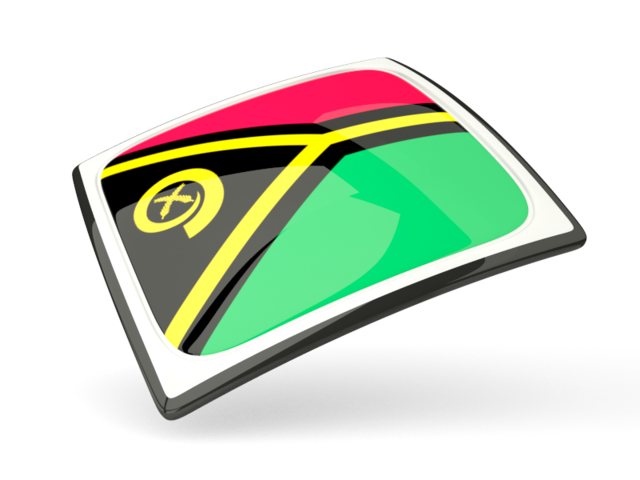 Thin square icon. Download flag icon of Vanuatu at PNG format
