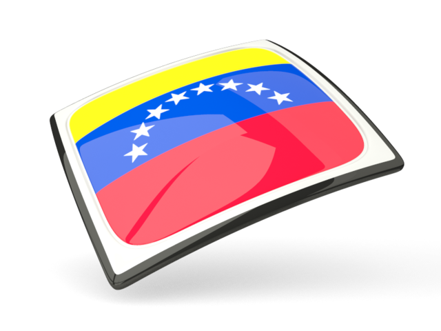 Thin square icon. Download flag icon of Venezuela at PNG format