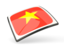 Vietnam. Thin square icon. Download icon.