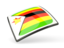 Zimbabwe. Thin square icon. Download icon.