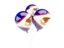 American Samoa. Three balloons. Download icon.