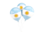 Argentina. Three balloons. Download icon.