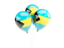 Bahamas. Three balloons. Download icon.