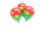 Burkina Faso. Three balloons. Download icon.