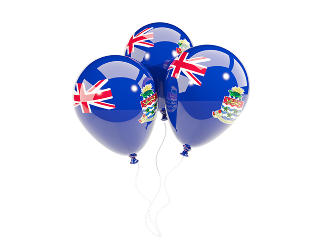 Three balloons. Download flag icon of Cayman Islands at PNG format