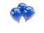 European Union. Three balloons. Download icon.