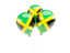 Jamaica. Three balloons. Download icon.