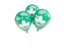 Macao. Three balloons. Download icon.