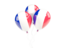 Mayotte. Three balloons. Download icon.