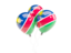 Namibia. Three balloons. Download icon.