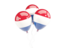 Netherlands. Three balloons. Download icon.