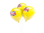 Niue. Three balloons. Download icon.