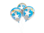 Northern Mariana Islands. Three balloons. Download icon.