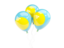 Palau. Three balloons. Download icon.