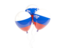 Russia. Three balloons. Download icon.