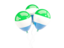 Sierra Leone. Three balloons. Download icon.