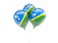 Solomon Islands. Three balloons. Download icon.