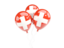 Switzerland. Three balloons. Download icon.