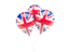 United Kingdom. Three balloons. Download icon.