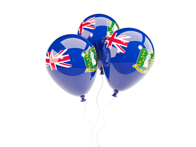 Three balloons. Download flag icon of Virgin Islands at PNG format