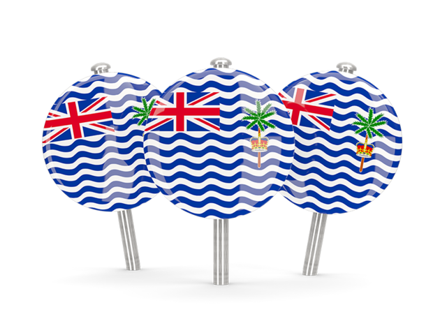 Three round pins. Download flag icon of British Indian Ocean Territory at PNG format