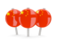 China. Three round pins. Download icon.