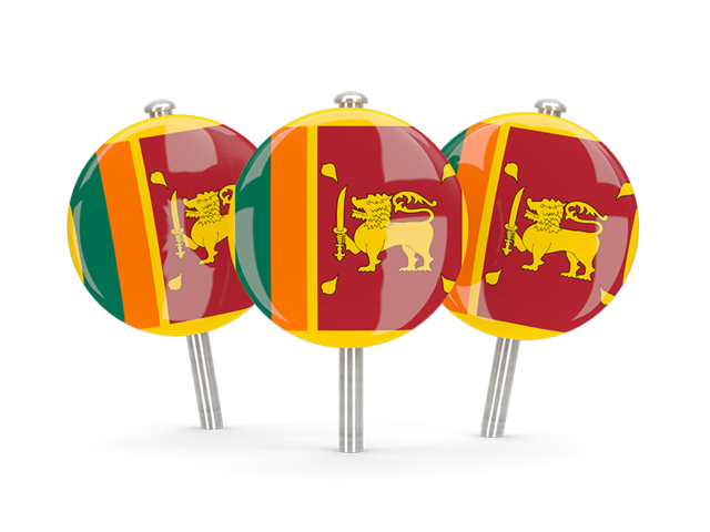 Three round pins. Download flag icon of Sri Lanka at PNG format