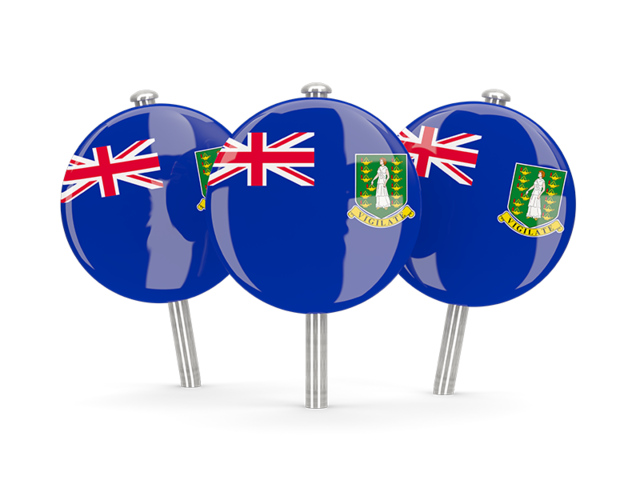 Three round pins. Download flag icon of Virgin Islands at PNG format