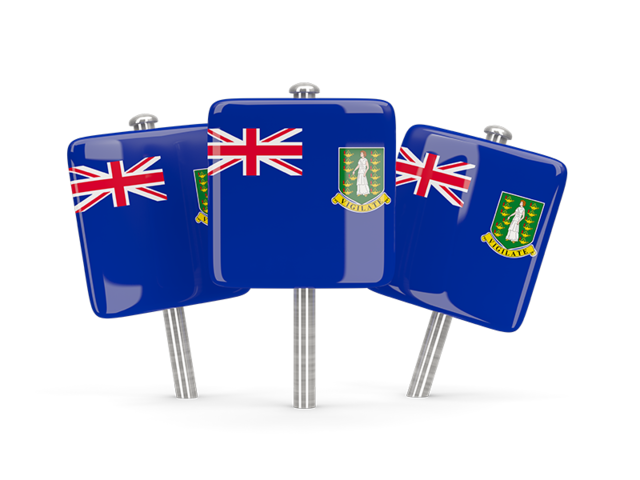 Three square pins. Download flag icon of Virgin Islands at PNG format