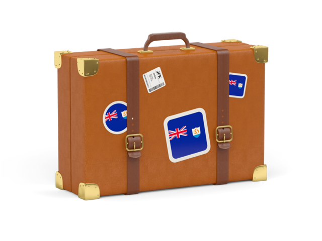 Travel suitcase icon. Download flag icon of Anguilla at PNG format