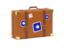Antarctica. Travel suitcase icon. Download icon.