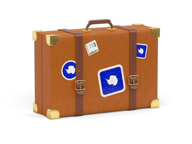 Travel suitcase icon. Download flag icon of Antarctica at PNG format