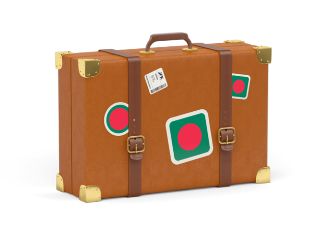 Travel suitcase icon. Download flag icon of Bangladesh at PNG format