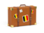 Belgium. Travel suitcase icon. Download icon.