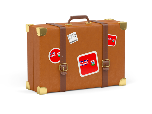 Travel suitcase icon. Download flag icon of Bermuda at PNG format