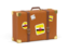 Brunei. Travel suitcase icon. Download icon.