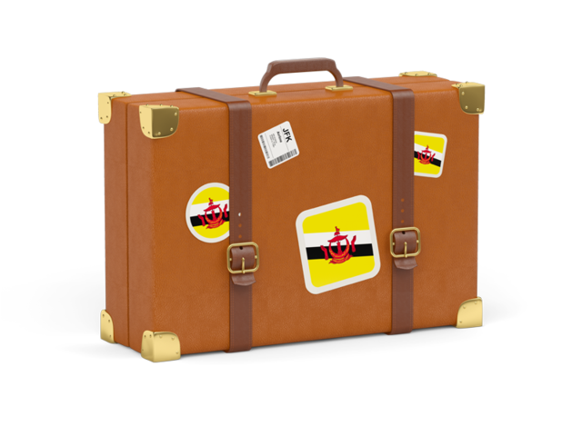 Travel suitcase icon. Download flag icon of Brunei at PNG format