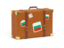 Bulgaria. Travel suitcase icon. Download icon.