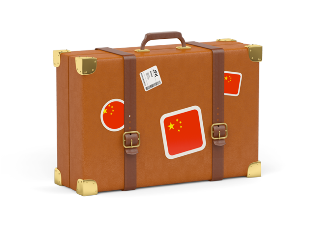 Travel suitcase icon. Download flag icon of China at PNG format