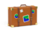 Christmas Island. Travel suitcase icon. Download icon.
