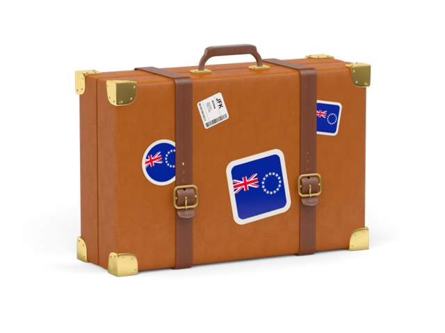 Travel suitcase icon. Download flag icon of Cook Islands at PNG format