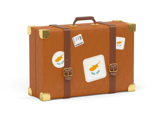 Travel suitcase icon. Download flag icon of Cyprus at PNG format