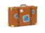 Democratic Republic of the Congo. Travel suitcase icon. Download icon.