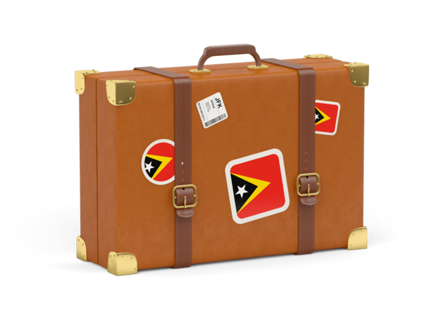 Travel suitcase icon. Download flag icon of East Timor at PNG format