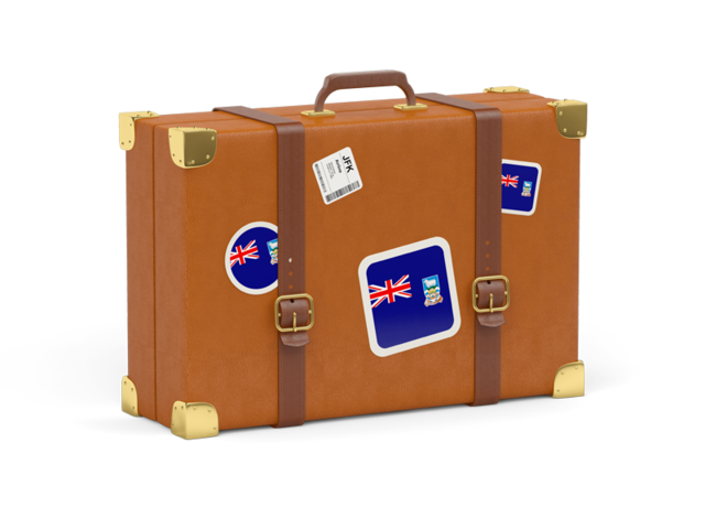 Travel suitcase icon. Download flag icon of Falkland Islands at PNG format