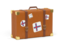 Faroe Islands. Travel suitcase icon. Download icon.