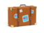 Fiji. Travel suitcase icon. Download icon.