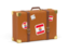 French Polynesia. Travel suitcase icon. Download icon.
