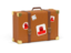 Gibraltar. Travel suitcase icon. Download icon.