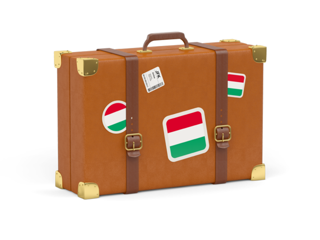 Travel suitcase icon. Download flag icon of Hungary at PNG format